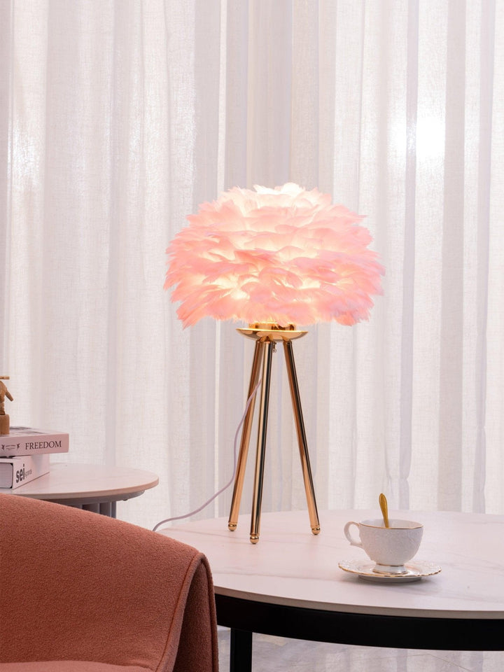 Gåsfjäder Bordslampa