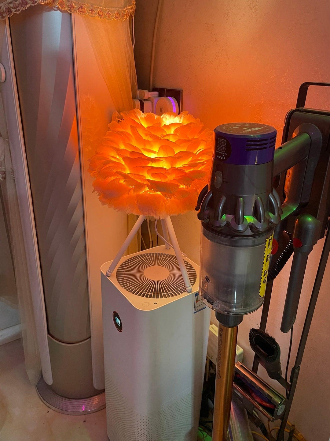 Gåsfjäder Bordslampa