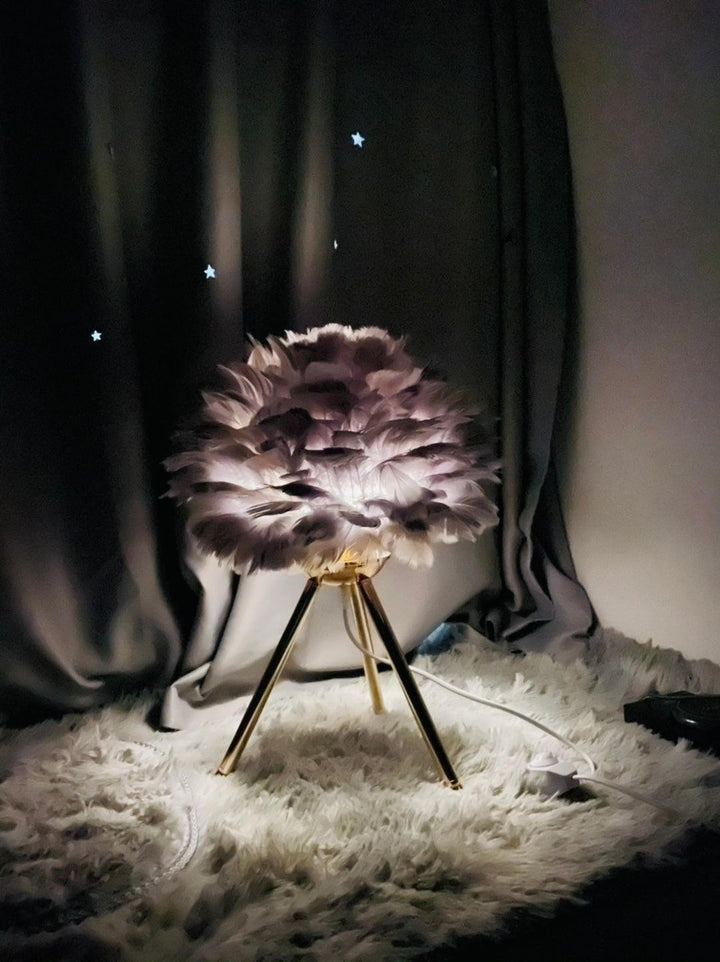 Gåsfjäder Bordslampa