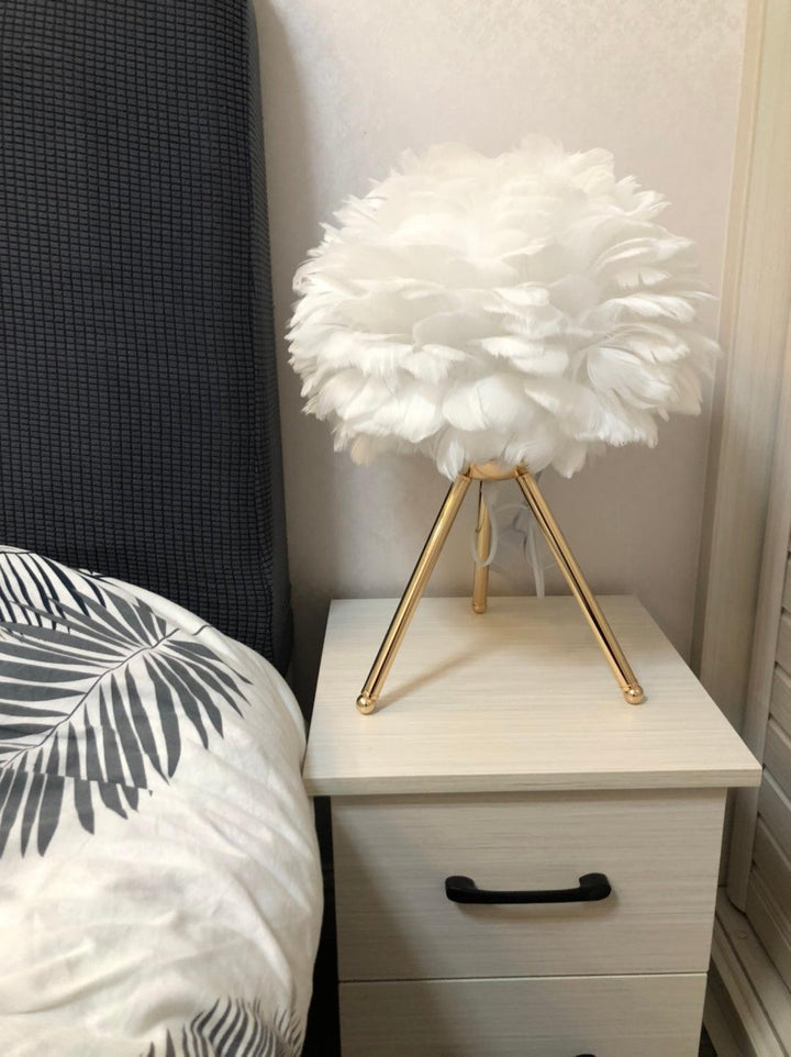 Gåsfjäder Bordslampa