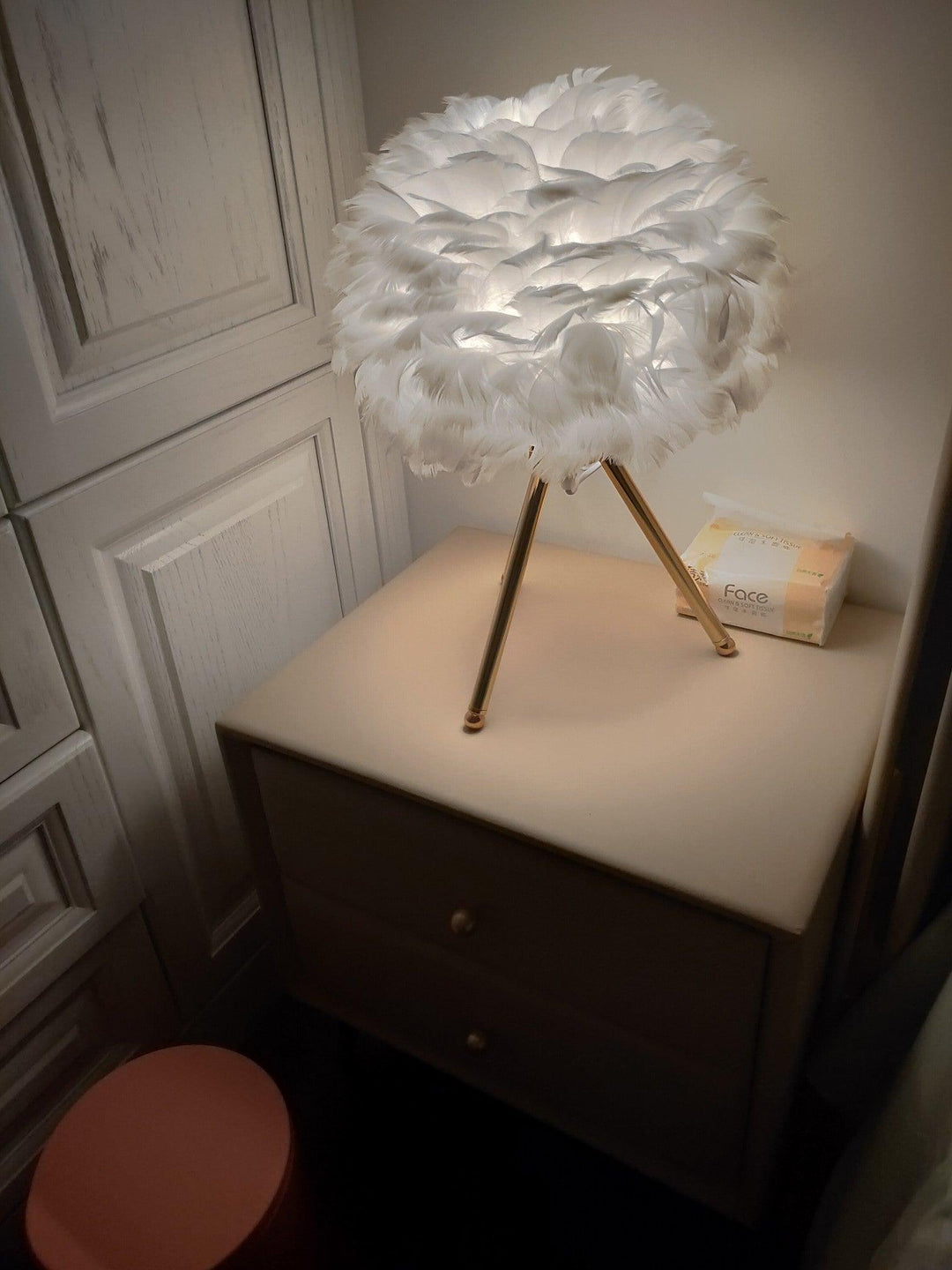 Gåsfjäder Bordslampa