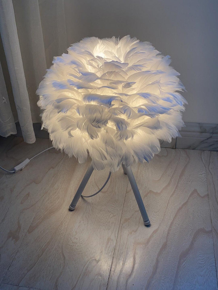 Gåsfjäder Bordslampa