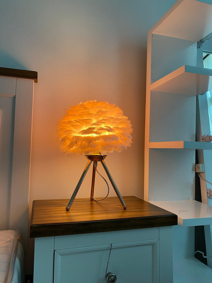 Gåsfjäder Bordslampa
