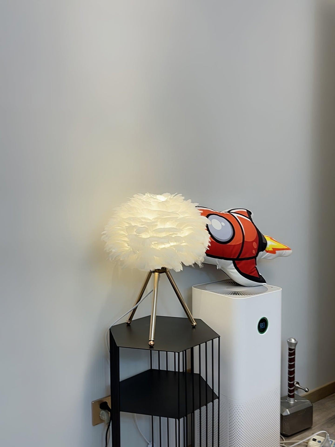 Gåsfjäder Bordslampa