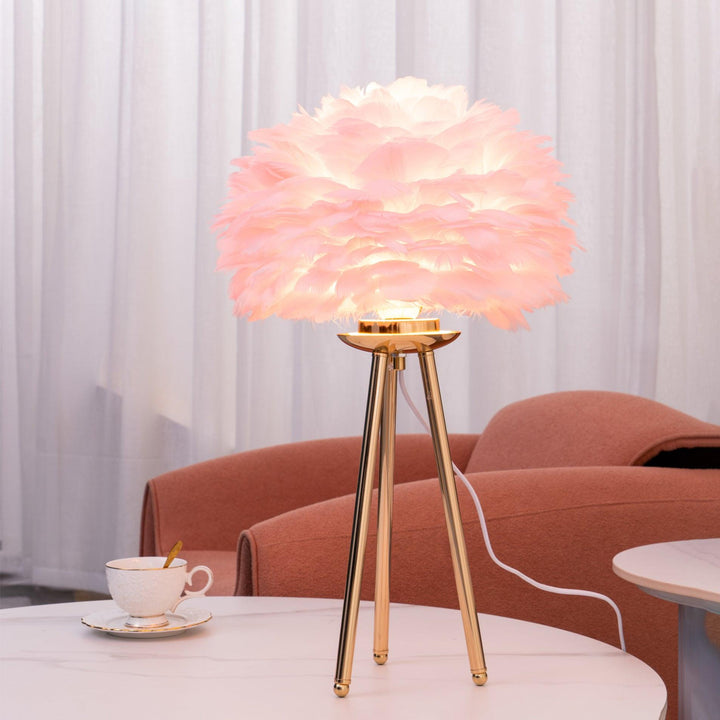 Gåsfjäder Bordslampa