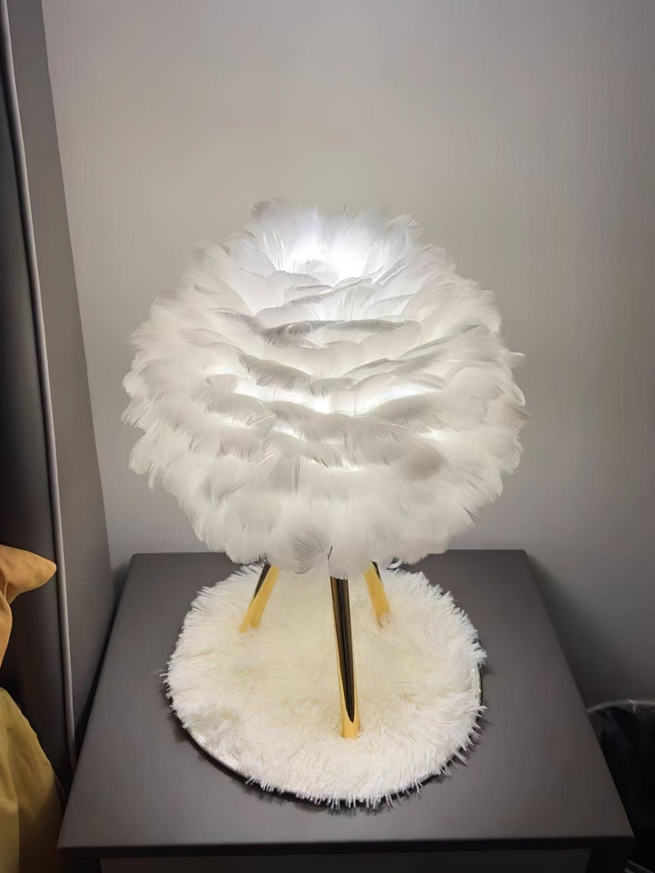 Gåsfjäder Bordslampa