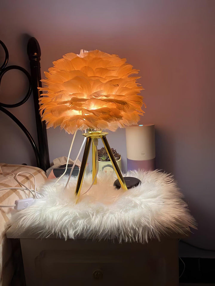 Gåsfjäder Bordslampa
