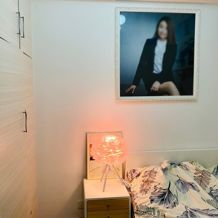 Gåsfjäder Bordslampa