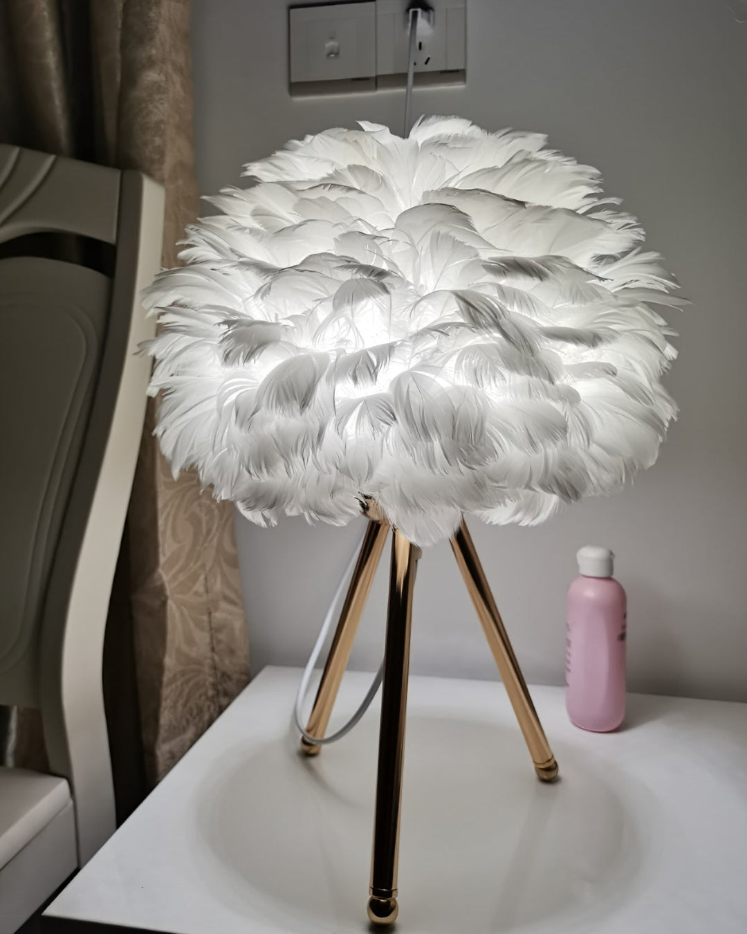 Gåsfjäder Bordslampa