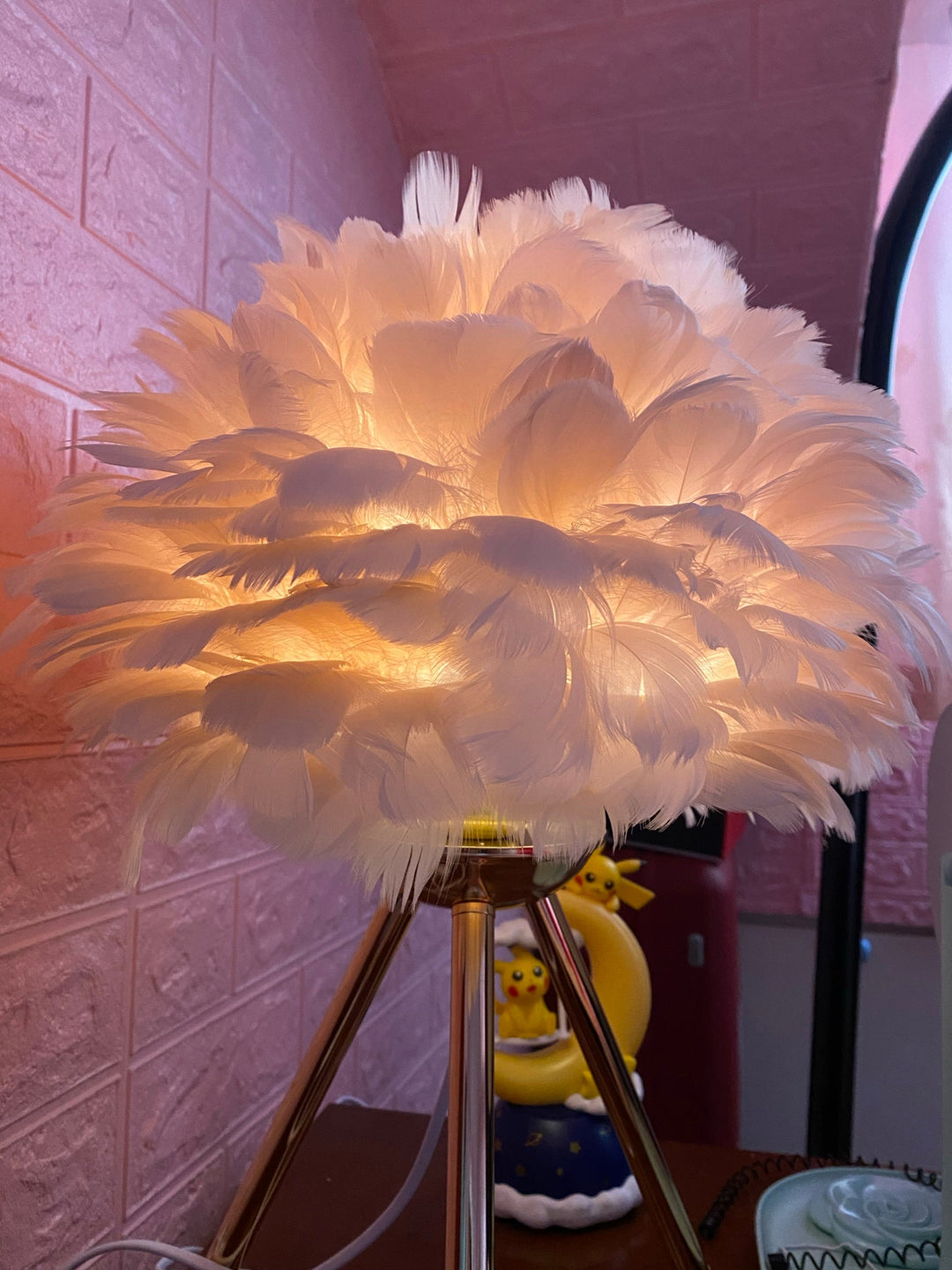 Gåsfjäder Bordslampa