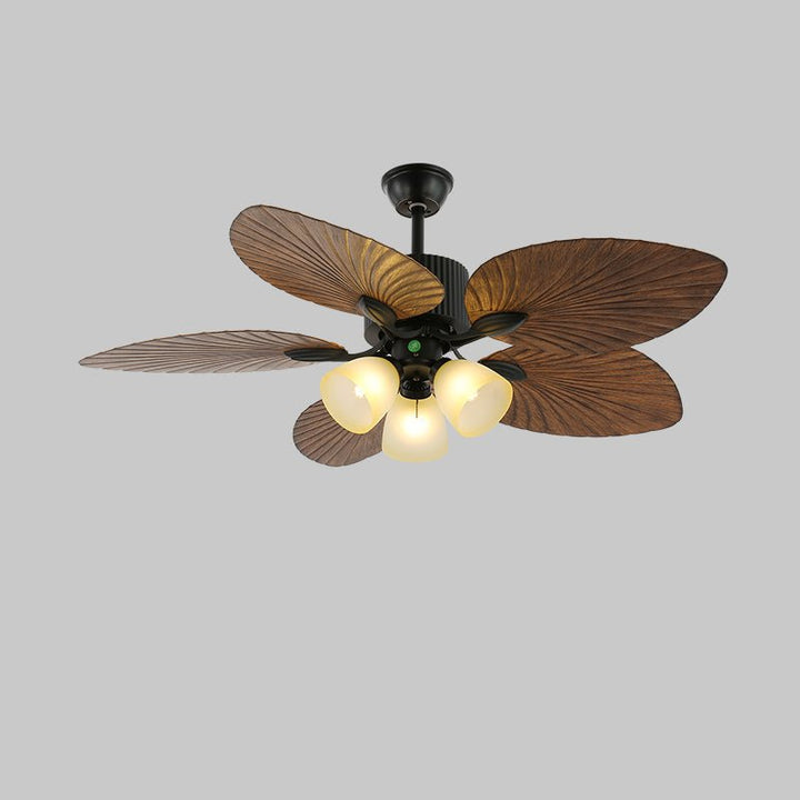Bananblad Takfläkt Lampa