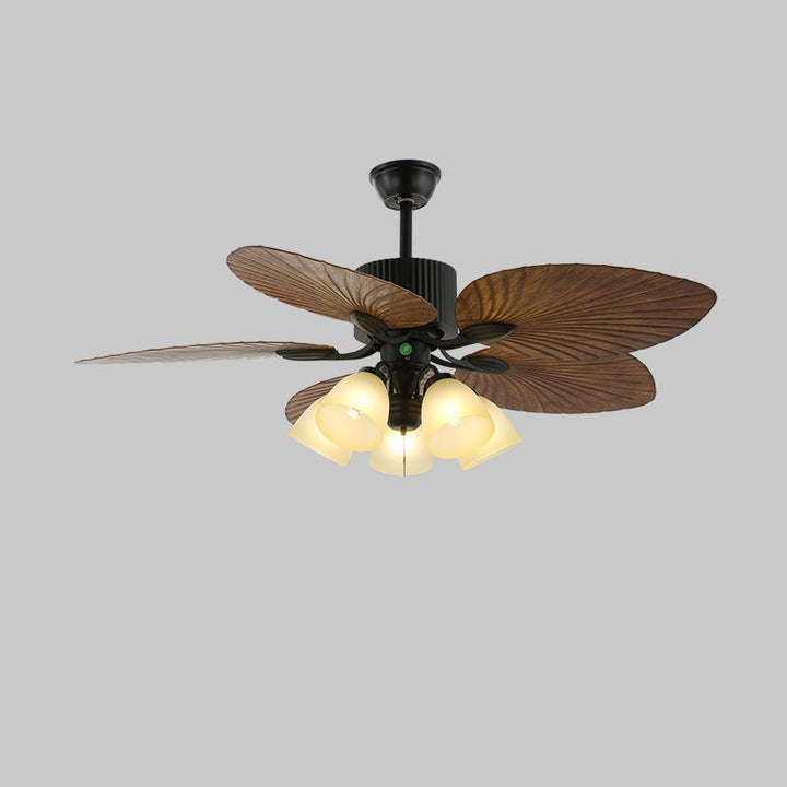 Bananblad Takfläkt Lampa