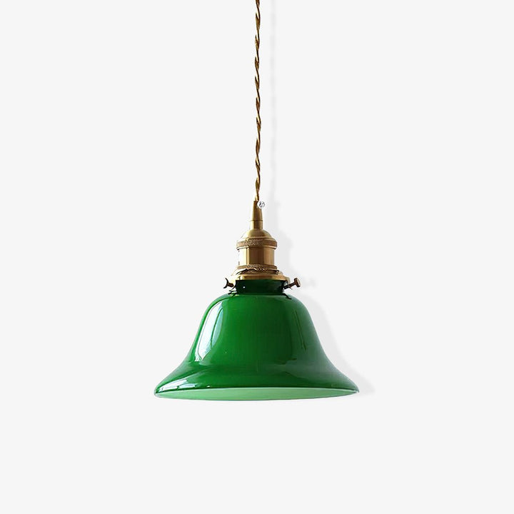 Grön Klocka Hängande Lampa