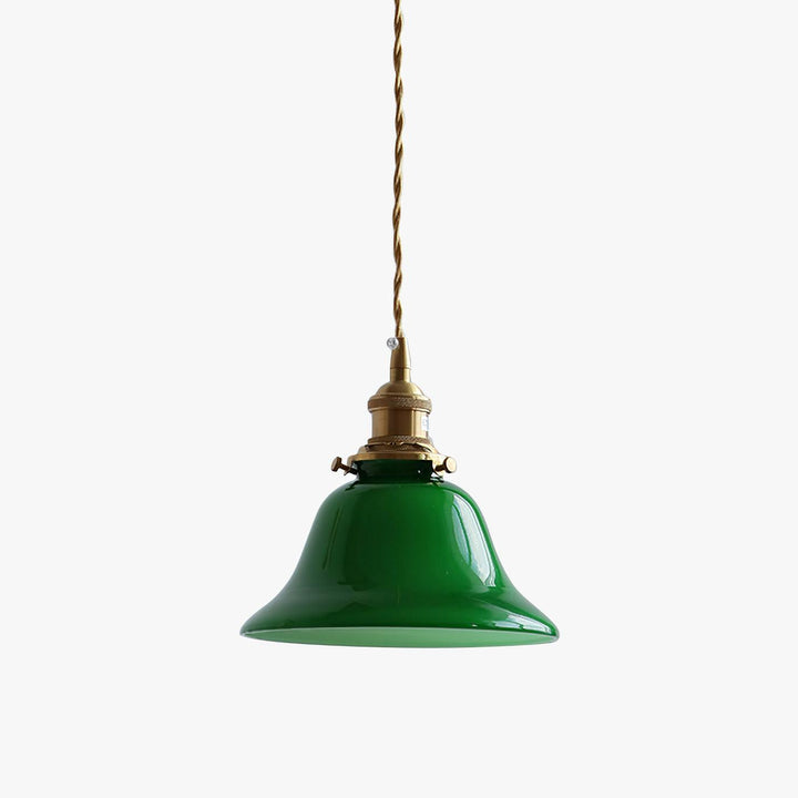 Grön Klocka Hängande Lampa