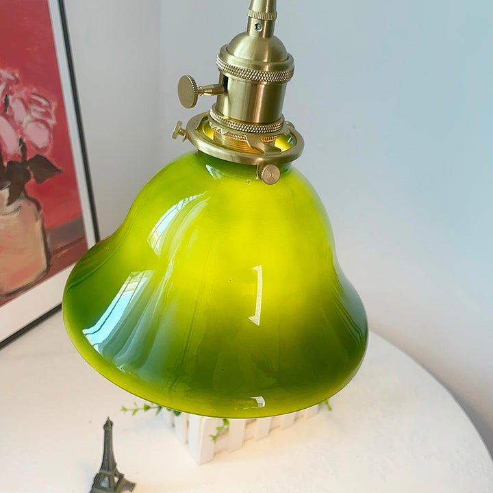 Grön Klocka Hängande Lampa
