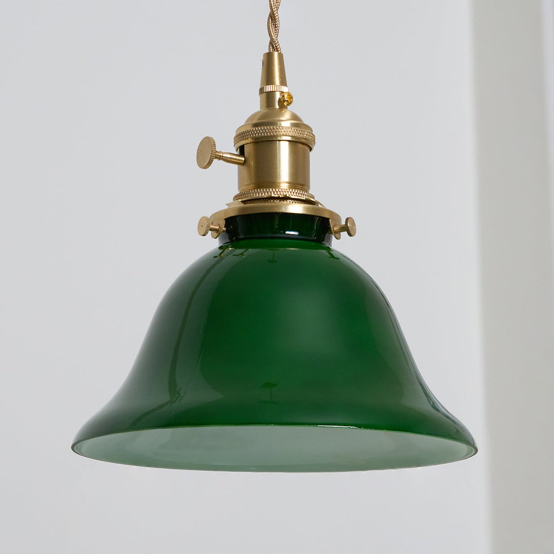Grön Klocka Hängande Lampa