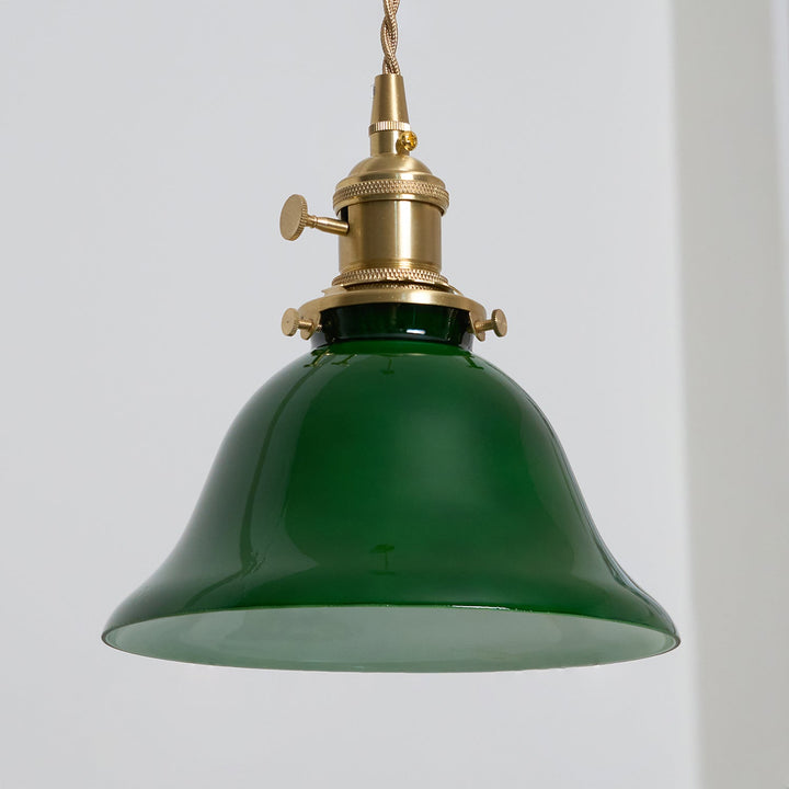Grön Klocka Hängande Lampa