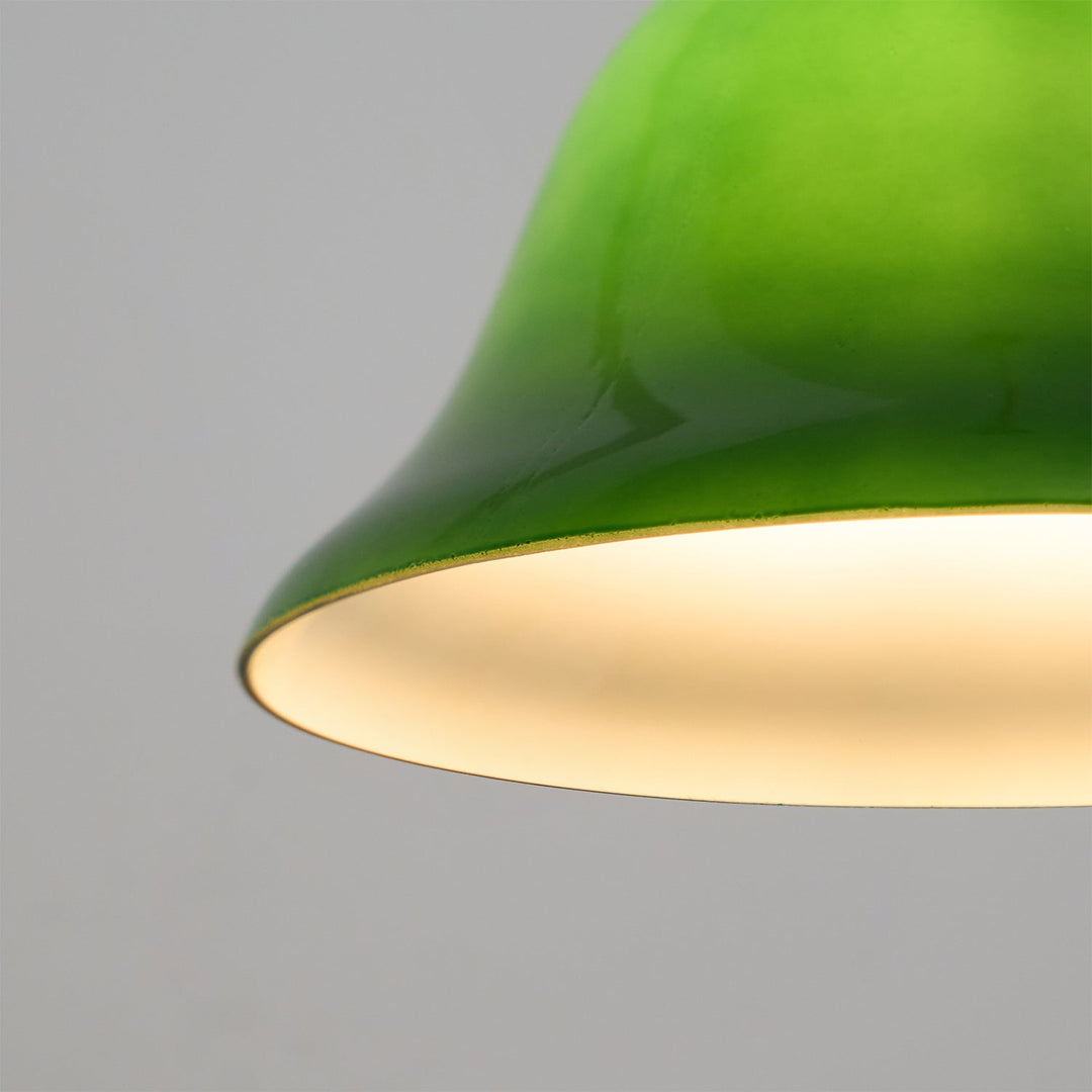 Grön Klocka Hängande Lampa