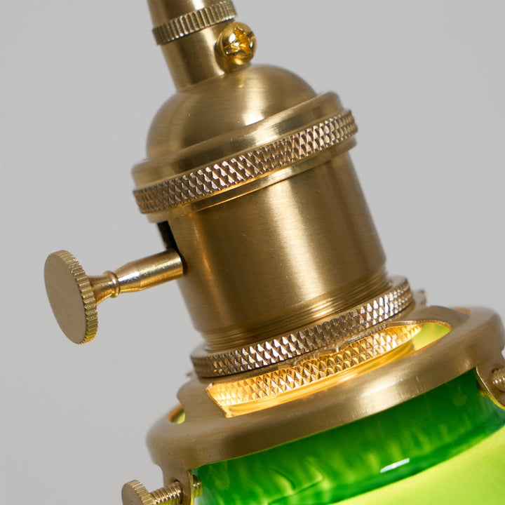 Grön Klocka Hängande Lampa