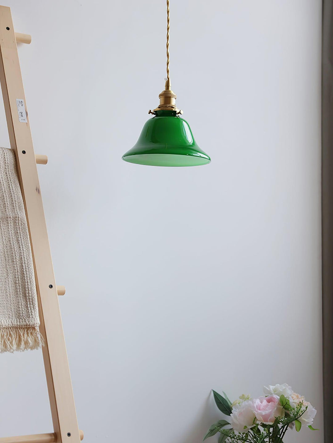 Grön Klocka Hängande Lampa