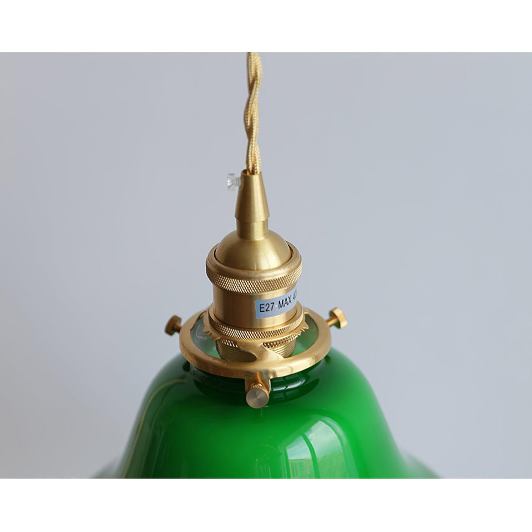 Grön Klocka Hängande Lampa