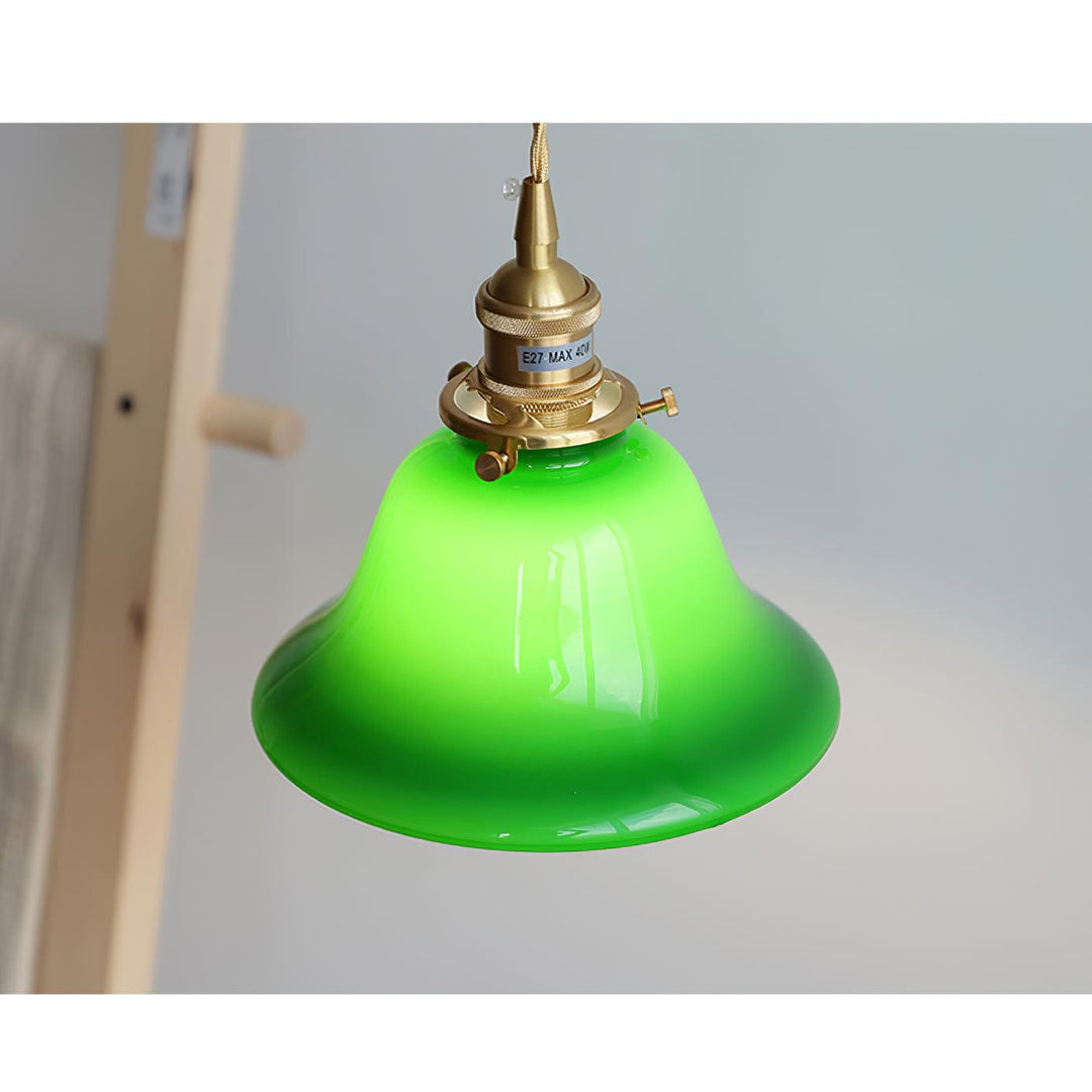 Grön Klocka Hängande Lampa