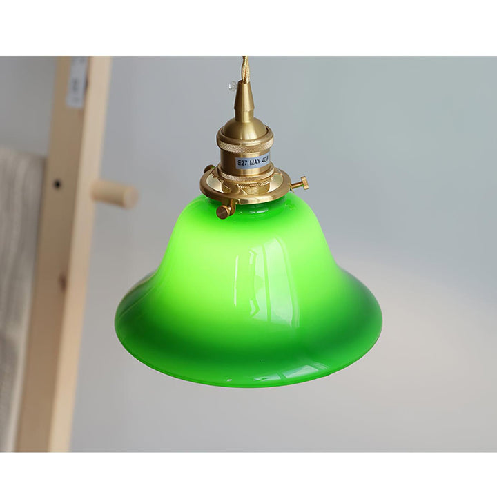 Grön Klocka Hängande Lampa