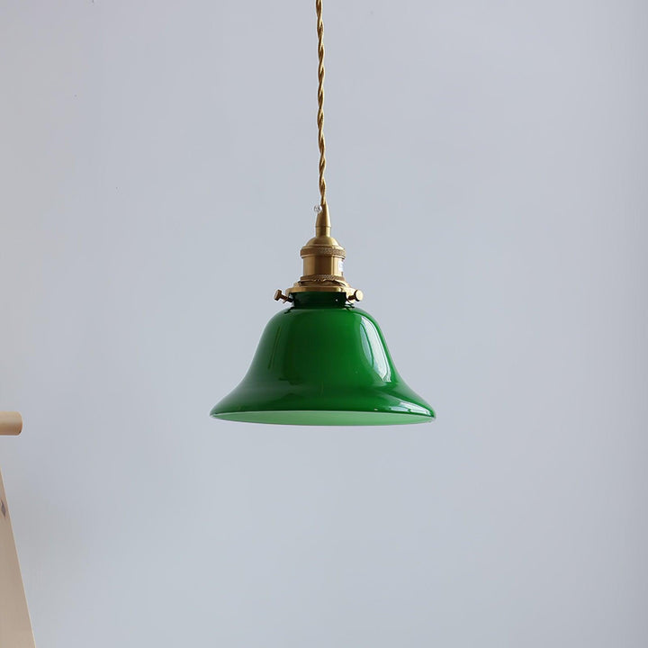 Grön Klocka Hängande Lampa