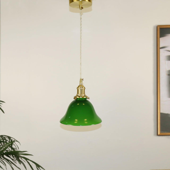 Grön Klocka Hängande Lampa