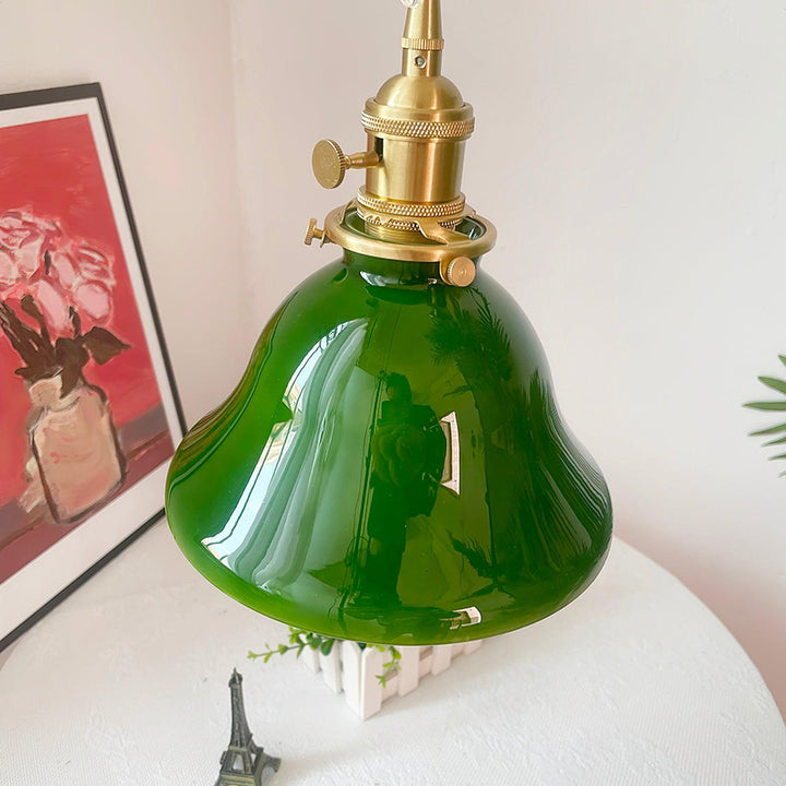 Grön Klocka Hängande Lampa