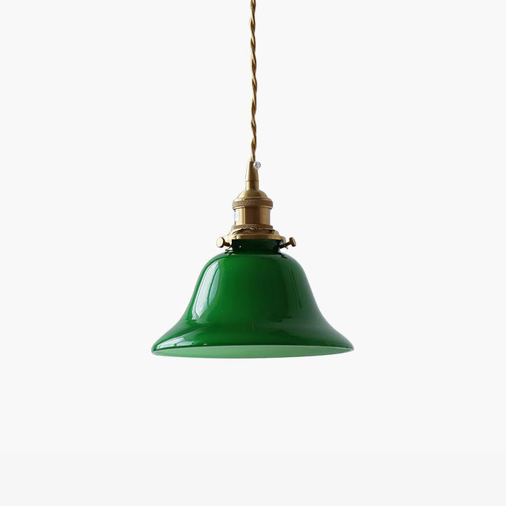 Grön Klocka Hängande Lampa