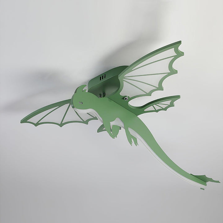 Grön Dinosaurie Taklampa