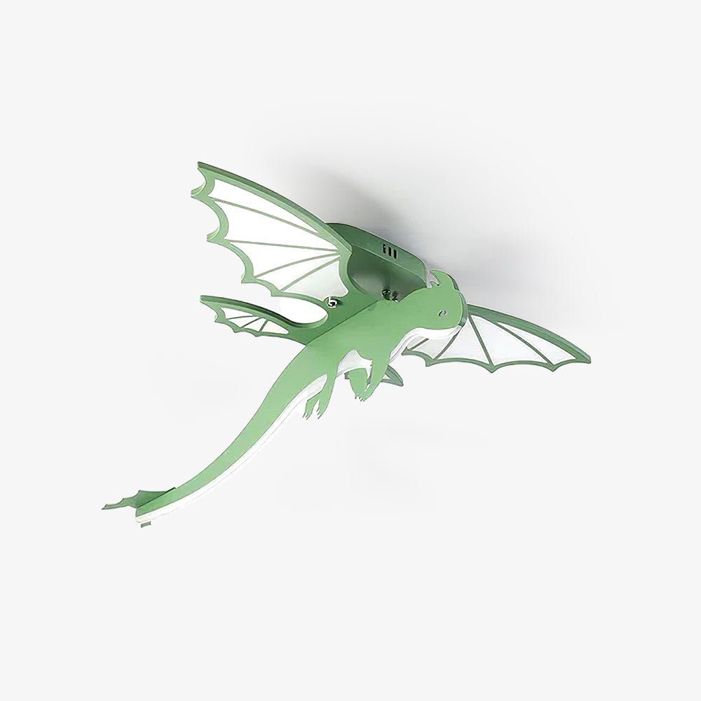 Grön Dinosaurie Taklampa