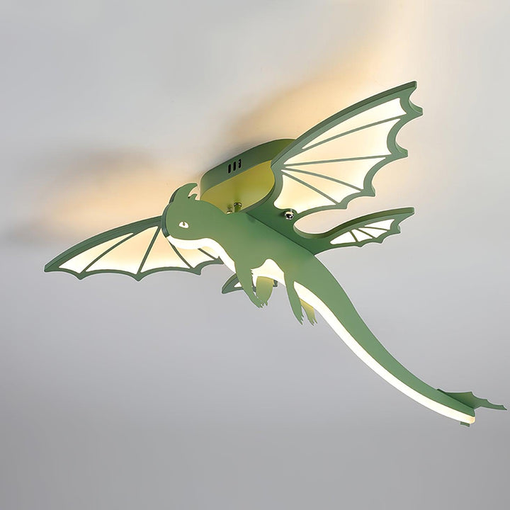 Grön Dinosaurie Taklampa
