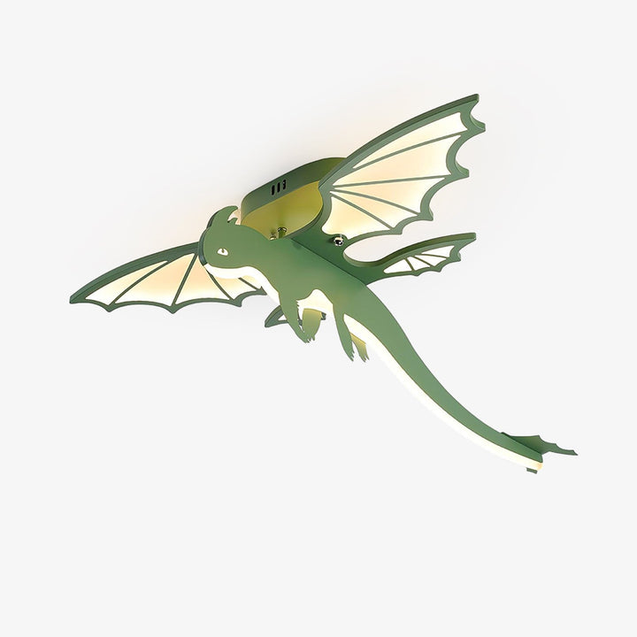 Grön Dinosaurie Taklampa