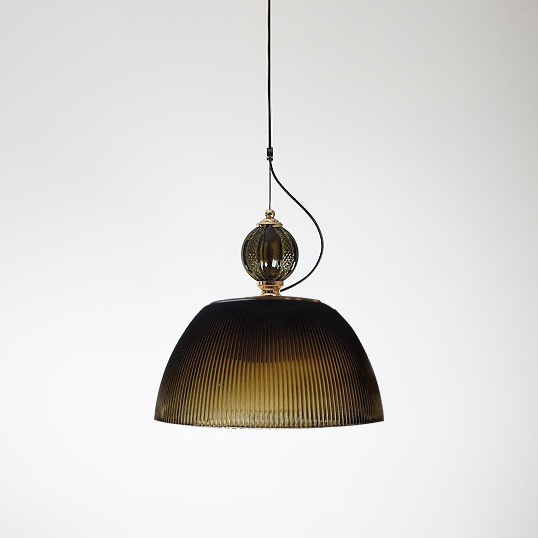 Glas Skål Pendellampa