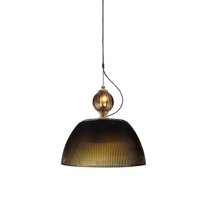 Glas Skål Pendellampa