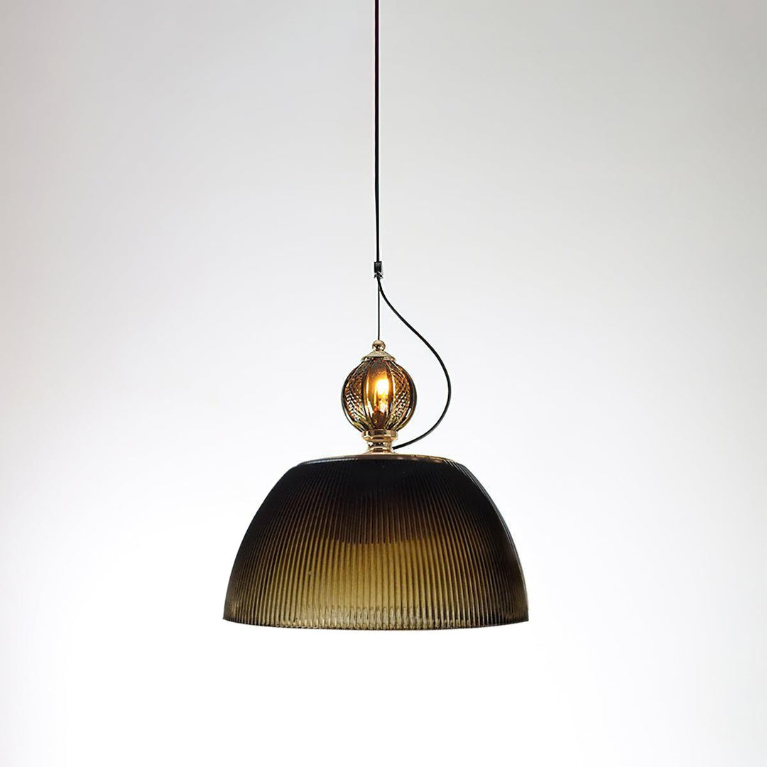 Glas Skål Pendellampa
