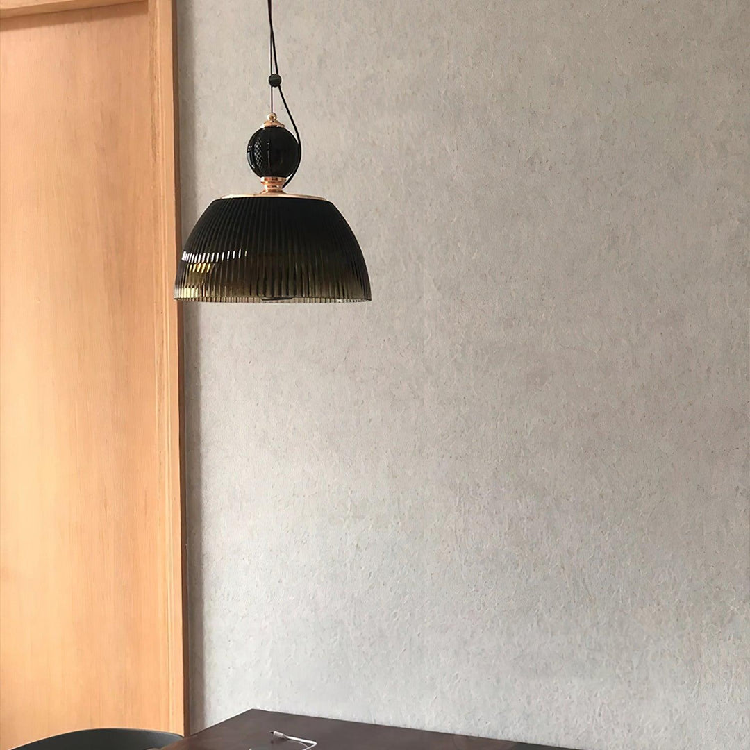 Glas Skål Pendellampa
