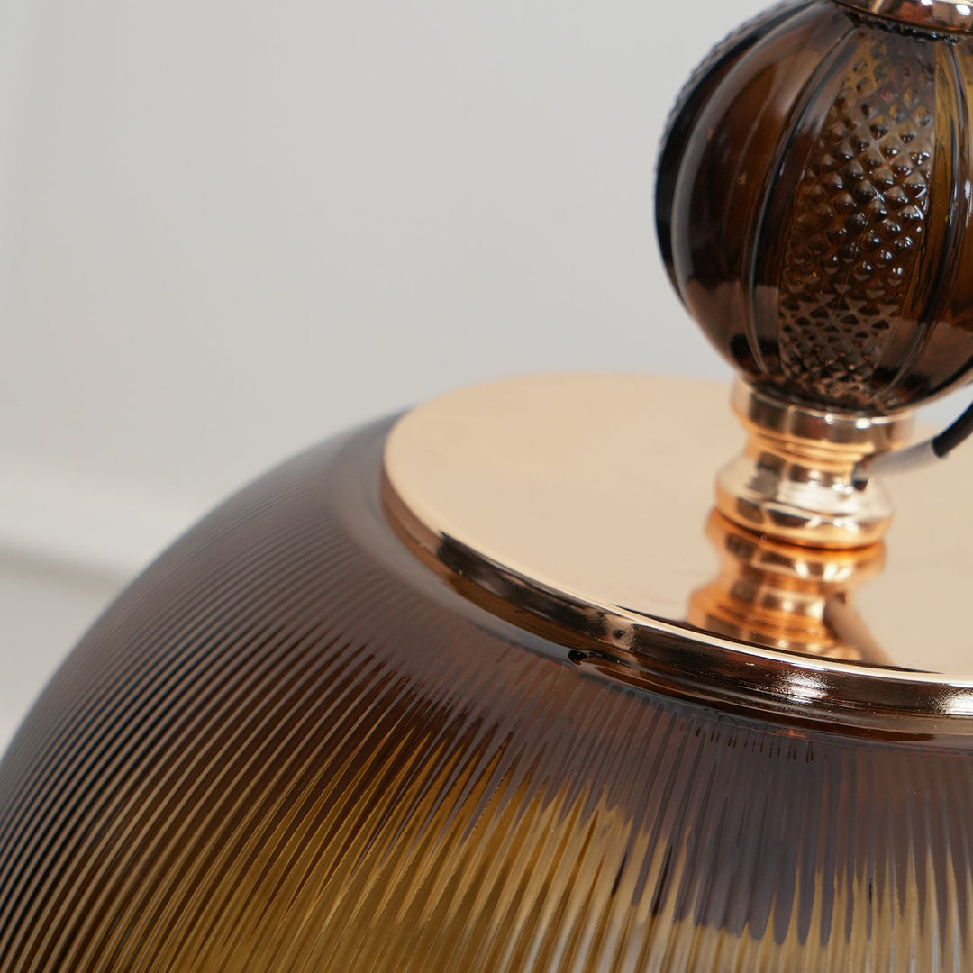 Glas Skål Pendellampa