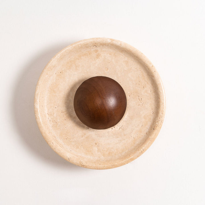 Halo Travertine Vägglampa