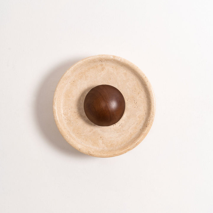 Halo Travertine Vägglampa
