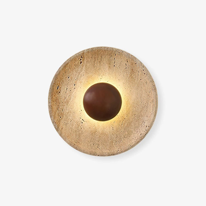 Halo Travertine Vägglampa