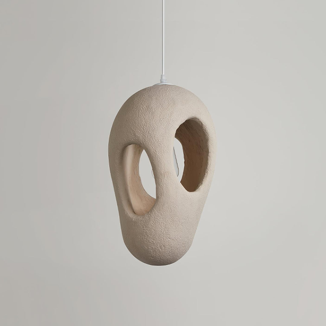 Handbyggd Vit Pendellampa