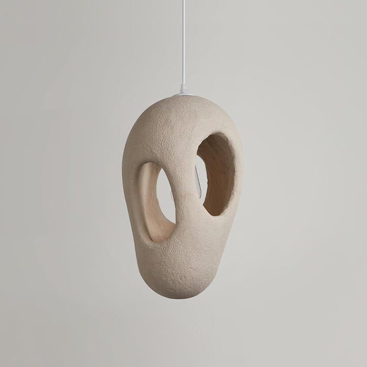 Handbyggd Vit Pendellampa