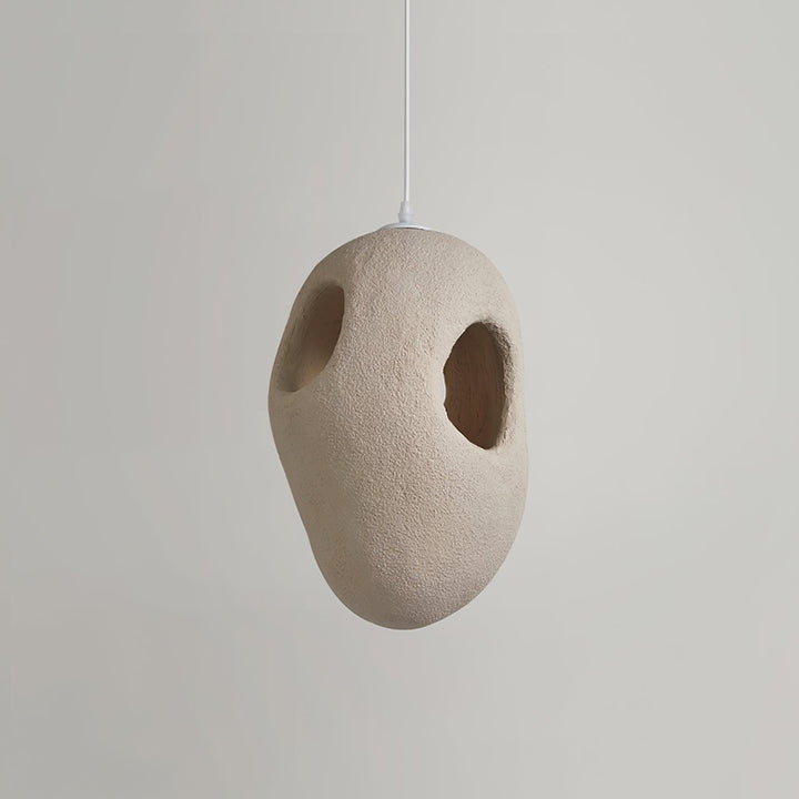 Handbyggd Vit Pendellampa