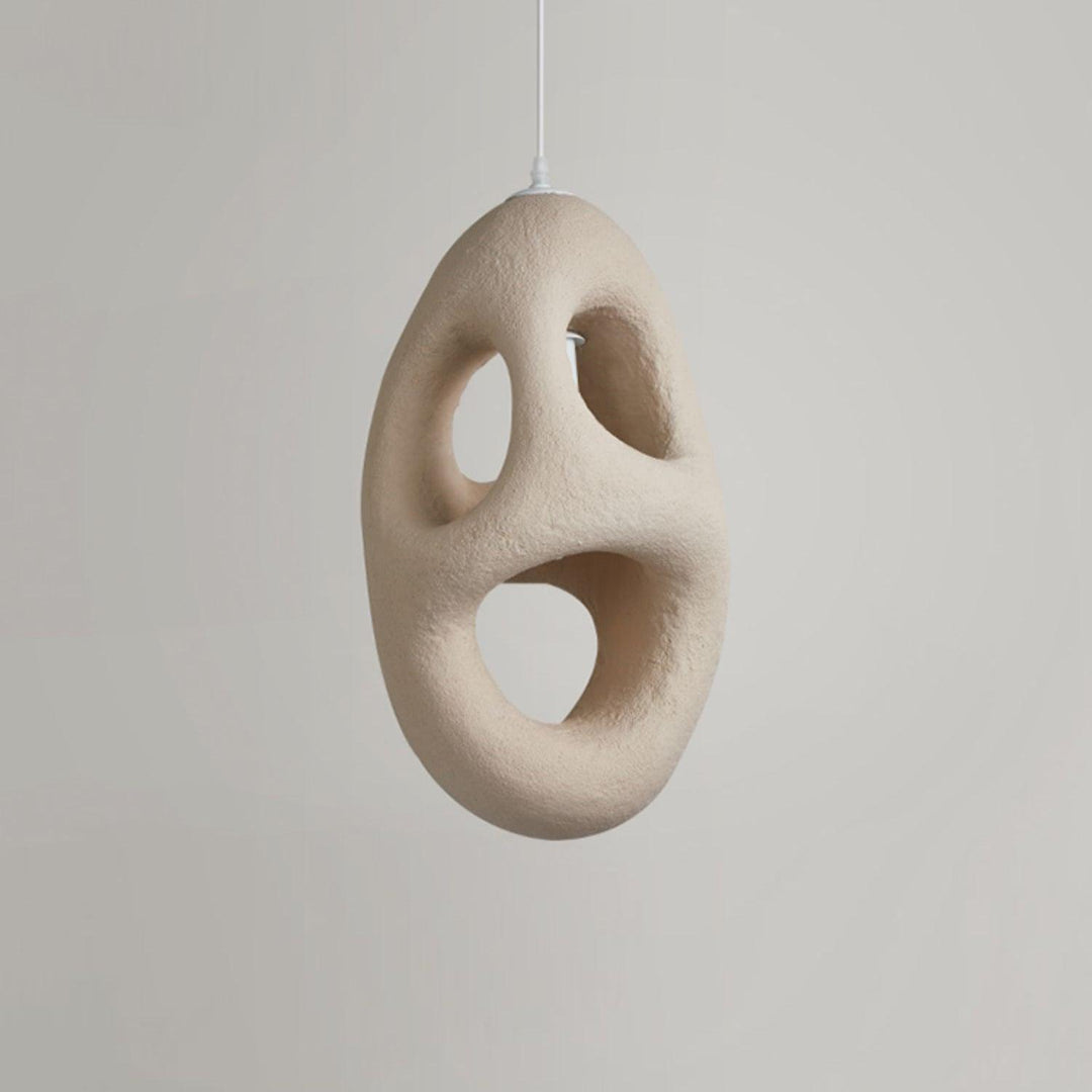 Handbyggd Vit Pendellampa