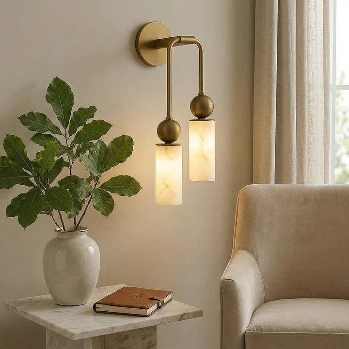 Harlin Alabaster Vägglampa