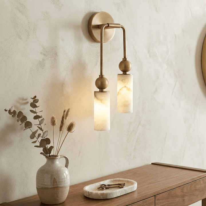 Harlin Alabaster Vägglampa