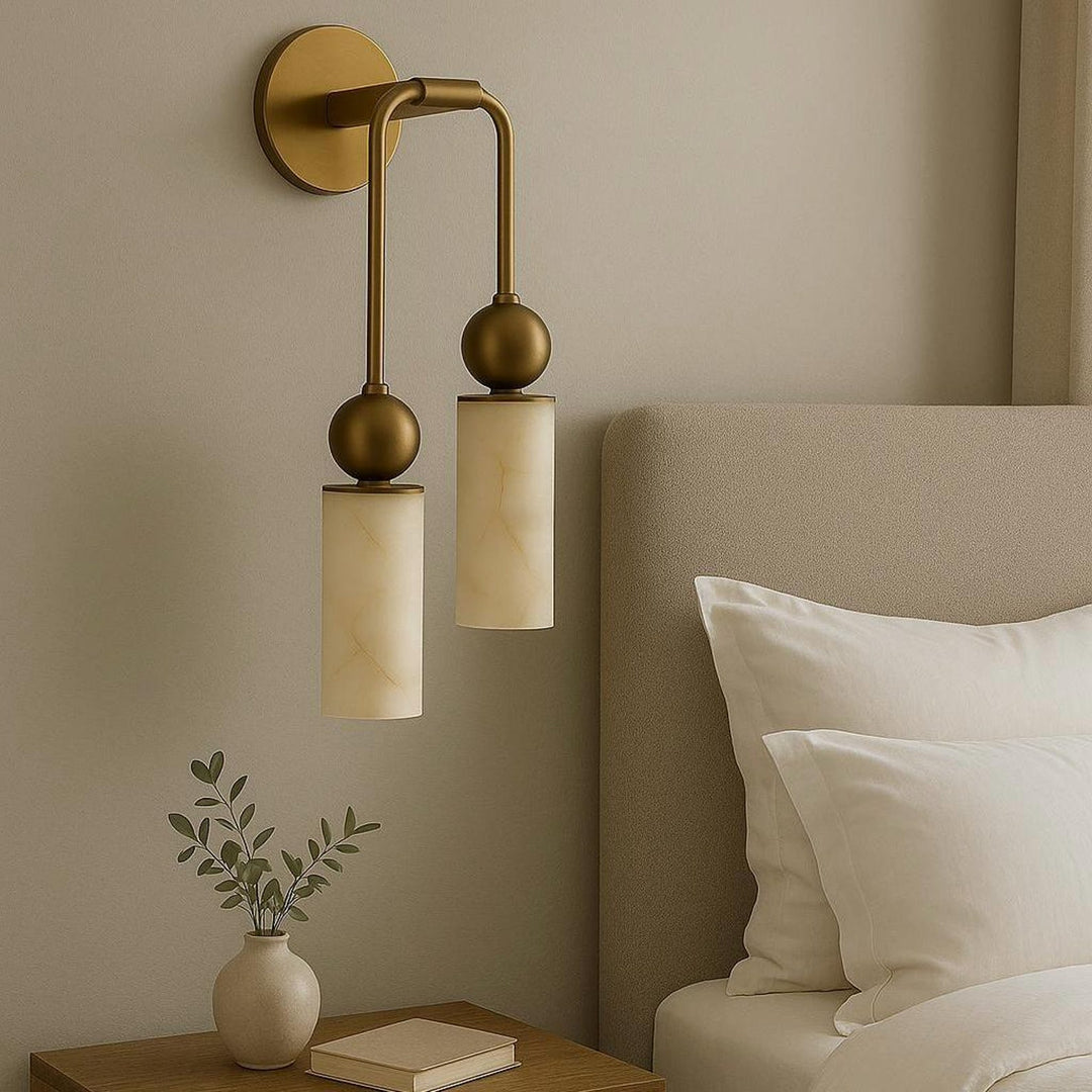 Harlin Alabaster Vägglampa